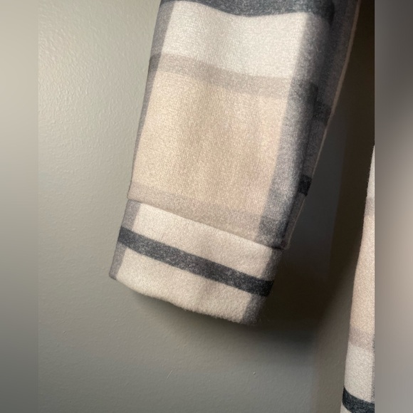 Daniela Long Plaid Shacket from Sand + Charcoal - Picture 5 of 7